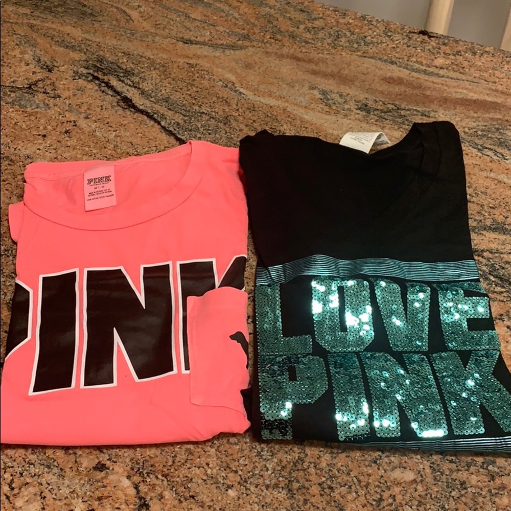 2 VS Pink Tshirts